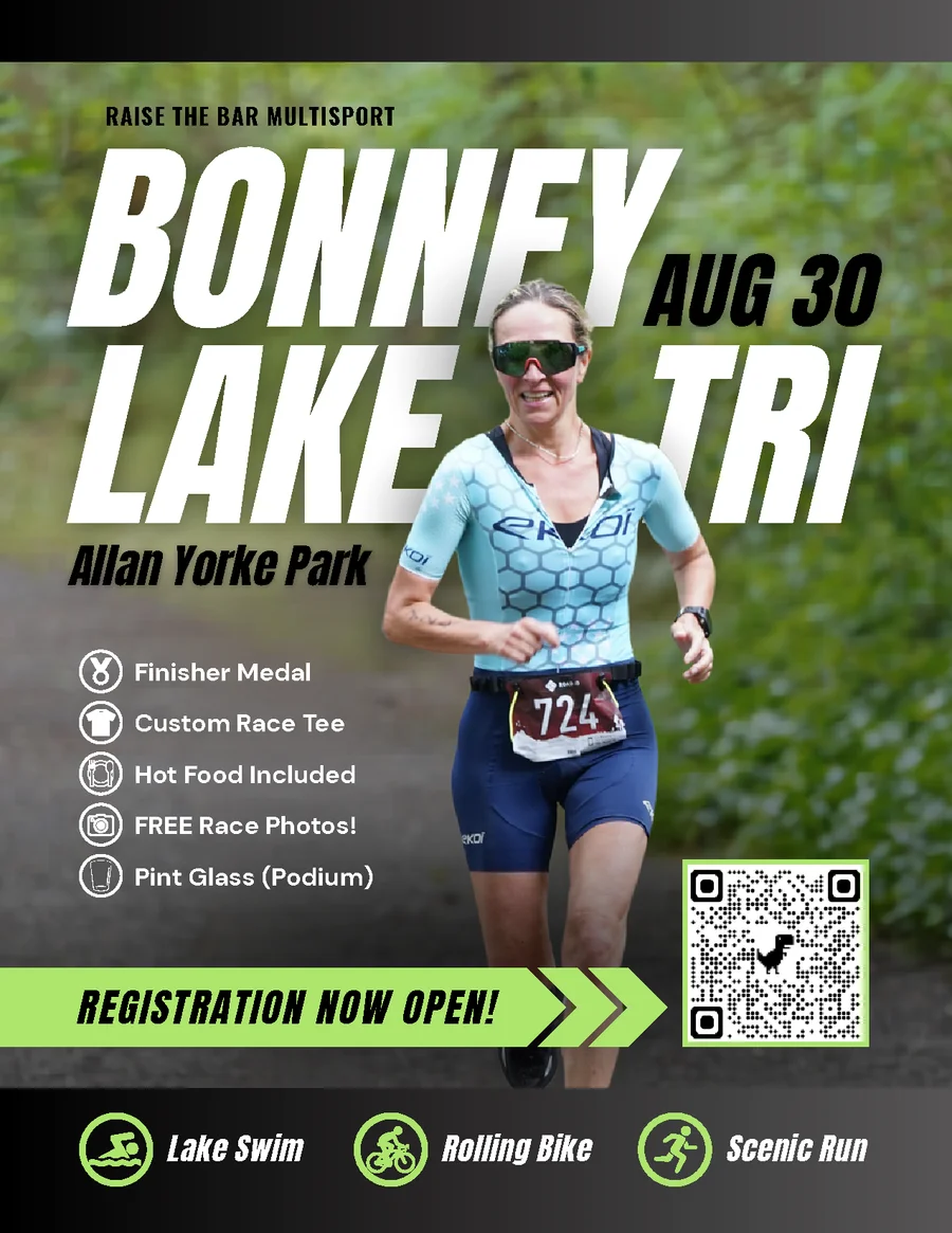 Bonney Lake Triathlon race flyer