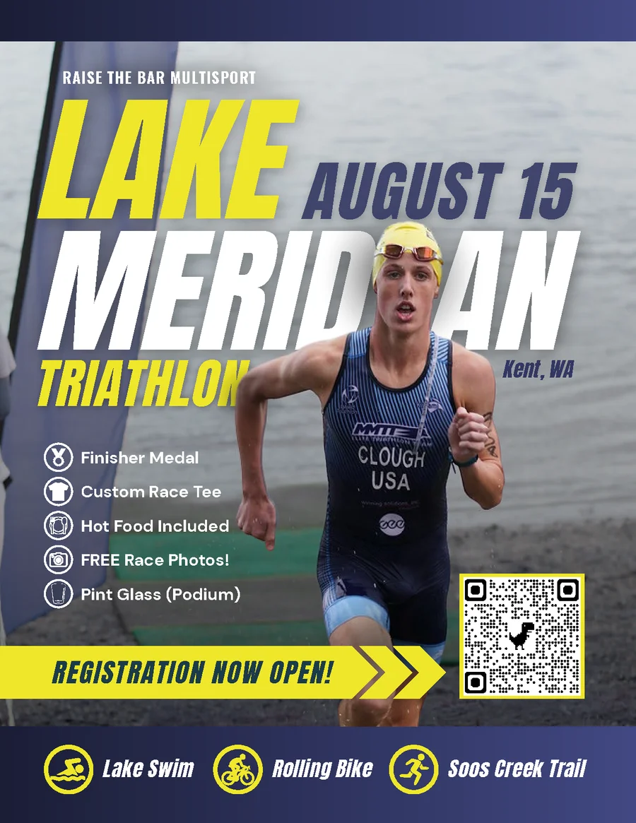 Lake Meridian Triathlon race flyer